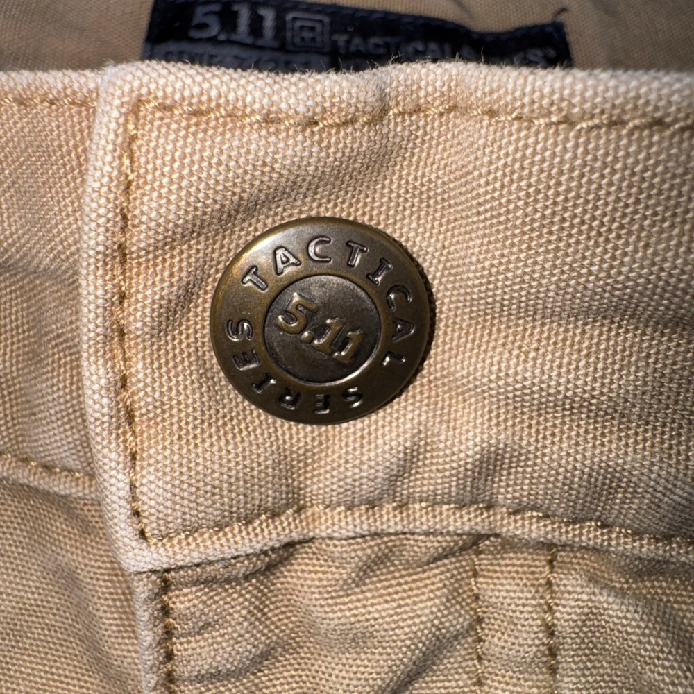 5.11 Tactical Series 74251 Mens Khaki Cotton Canvas‎ Cargo Work Pants 40x32 - Picture 5 of 16